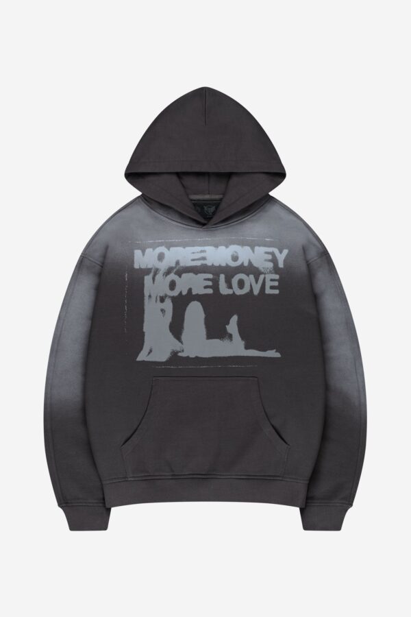 Wamana Dark Gray Washed Wet Dream Hoodie – Soft & Trendy