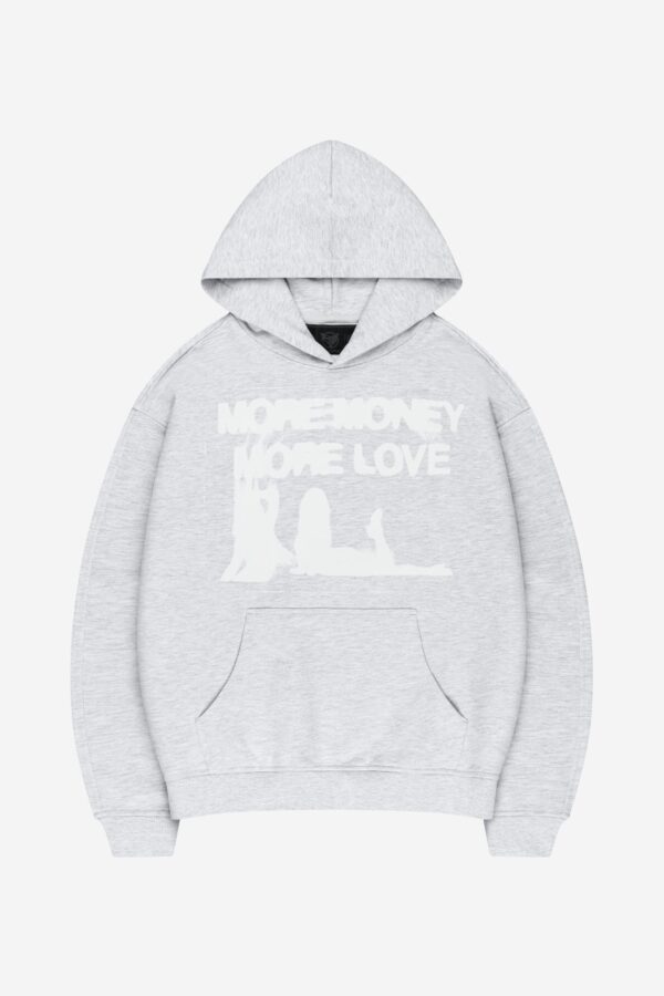 Wamana Grey Melange Wet Dream Hoodie – Comfortable & Stylish