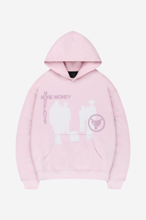 Wamana Light Pink Lost Bond Hoodie – Soft & Trendy