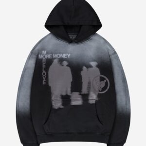 Wamana Black Spray Washed Lost Bond Hoodie – Urban & Stylish