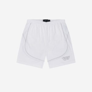 Wamana White Flatlock Shorts – Lightweight & Comfortable