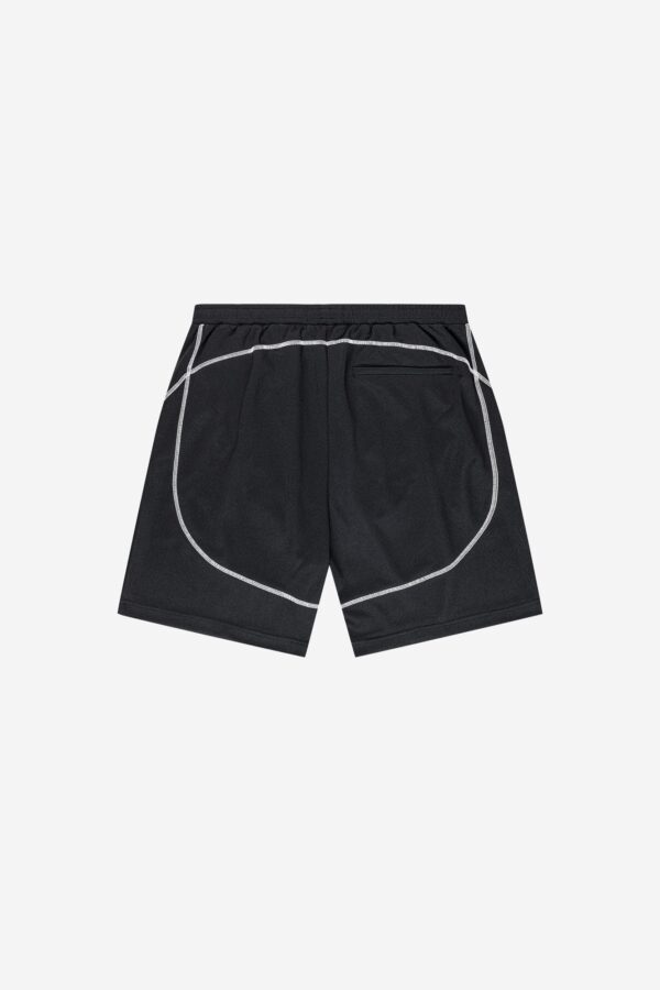 Wamana Black Flatlock Shorts – Lightweight & Durable - Image 3