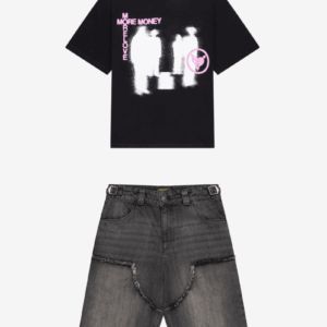 Wamana Black Lost Bond Tee – Stylish & Soft