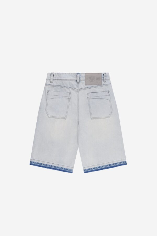 Wamana Blue Rhinestone Carpenter Jorts – Trendy & Durable - Image 3